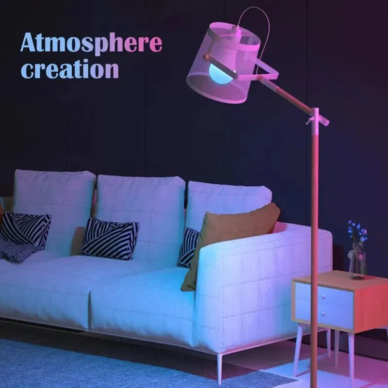 Ampoule LED RGB 16 Couleurs E27 – Multicolore Dimmable 220V avec Télécommande 24 Touches, Lampe Intelligente pour Ambiance et Éclairage Domestique