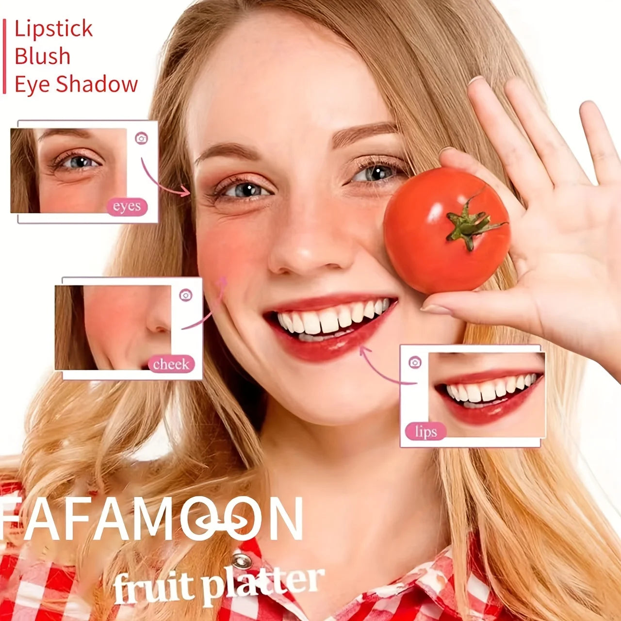 Fruity Lip Tint – Gloss Liquide Hydratant et Waterproof, Haute Pigmentation, Couleurs Vives Longue Tenue, Non Collant