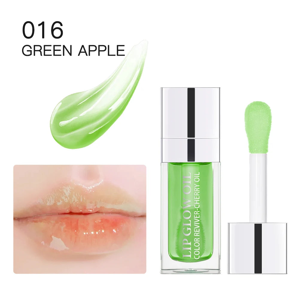 Baume à Lèvres Hydratant – Huile Gloss Originale, Soin des Lèvres, Repulpant et Exfoliant, Effet Rose et Brillant