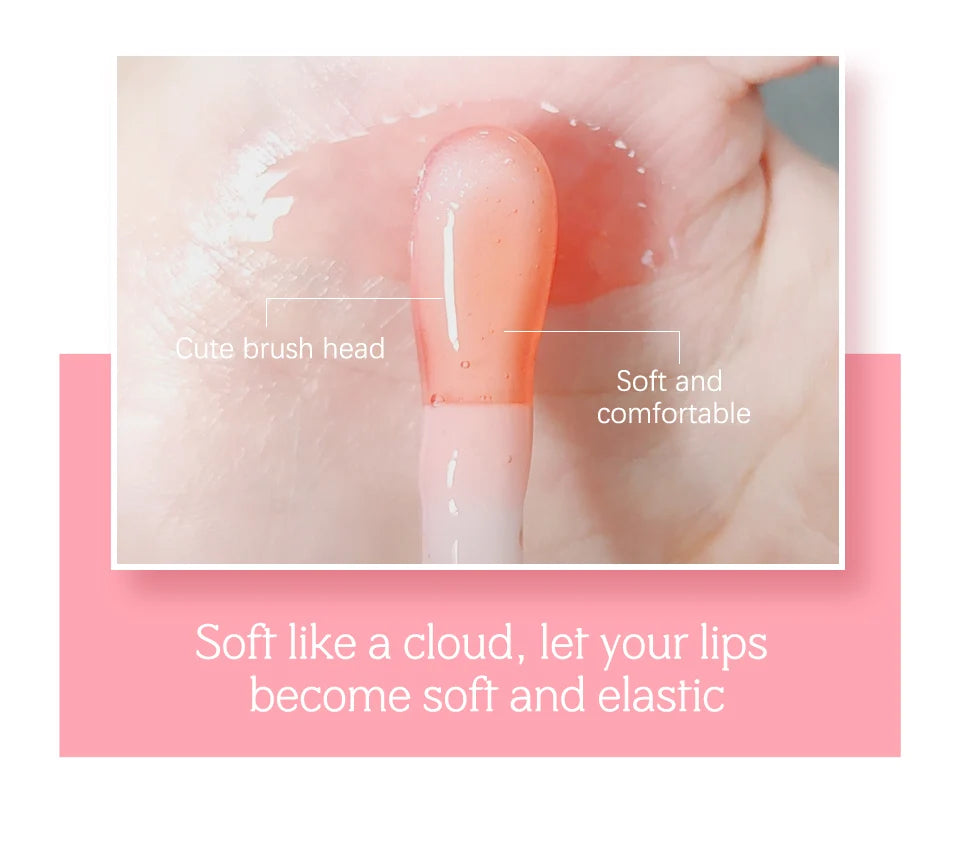 Baume à Lèvres Hydratant – Huile Gloss Originale, Soin des Lèvres, Repulpant et Exfoliant, Effet Rose et Brillant