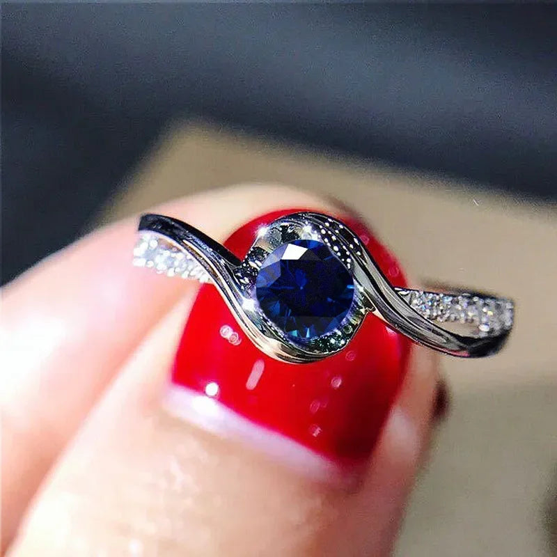 Bague Élégante Femme – Argentée avec Zircon Cubique AAA 💍