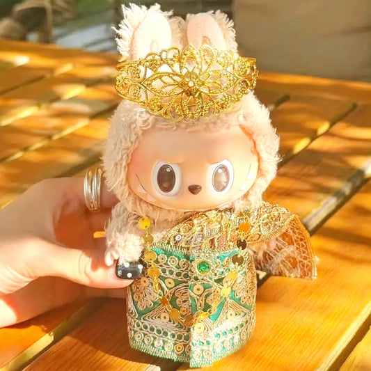 Labubu 3.0 – Tenue Traditionnelle Thaïlandaise pour Poupée Labubu V1/V2/V3, Accessoires Mode au Style Mignon