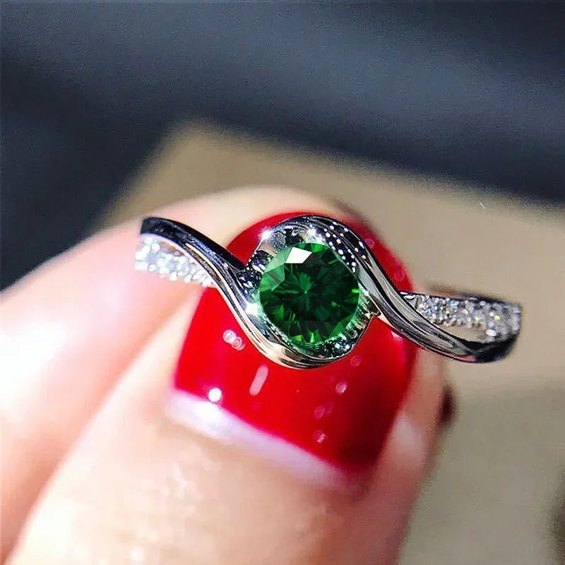 Bague Élégante Femme – Argentée avec Zircon Cubique AAA 💍