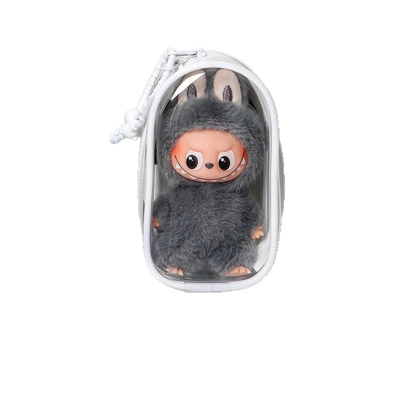 Labubu 4.0 – Housse de Protection Imperméable et Anti-poussière pour Poupée, Sac Transparent de Rangement