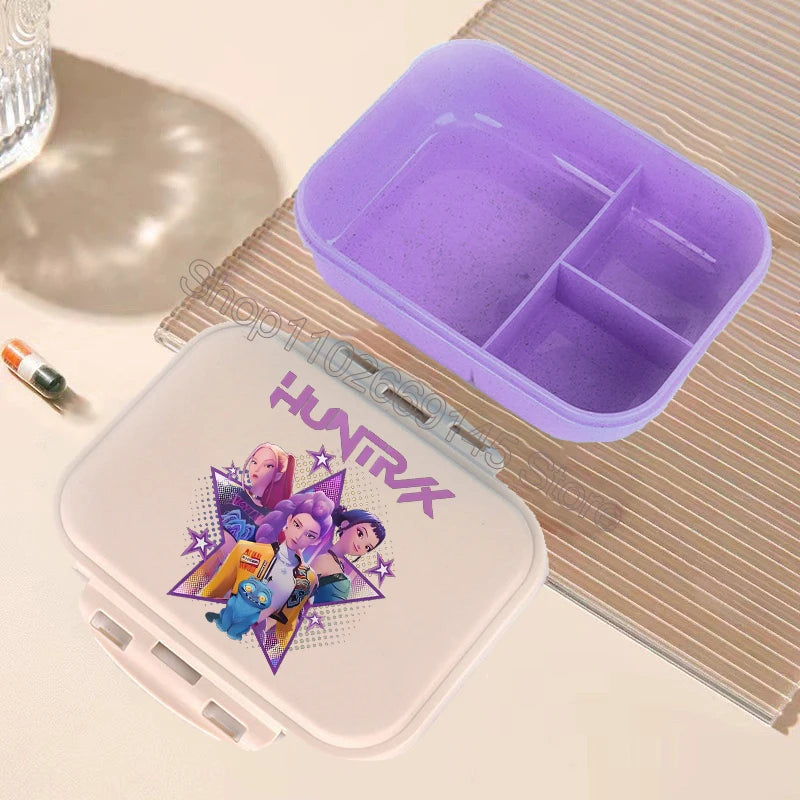 🍱 Boîte à Lunch Kpop Demon Hunters – Bento Kawaii Grande Capacité