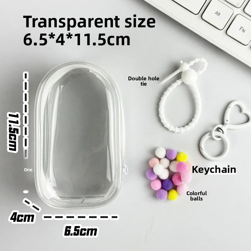 Labubu 4.0 – Housse de Protection Imperméable et Anti-poussière pour Poupée, Sac Transparent de Rangement