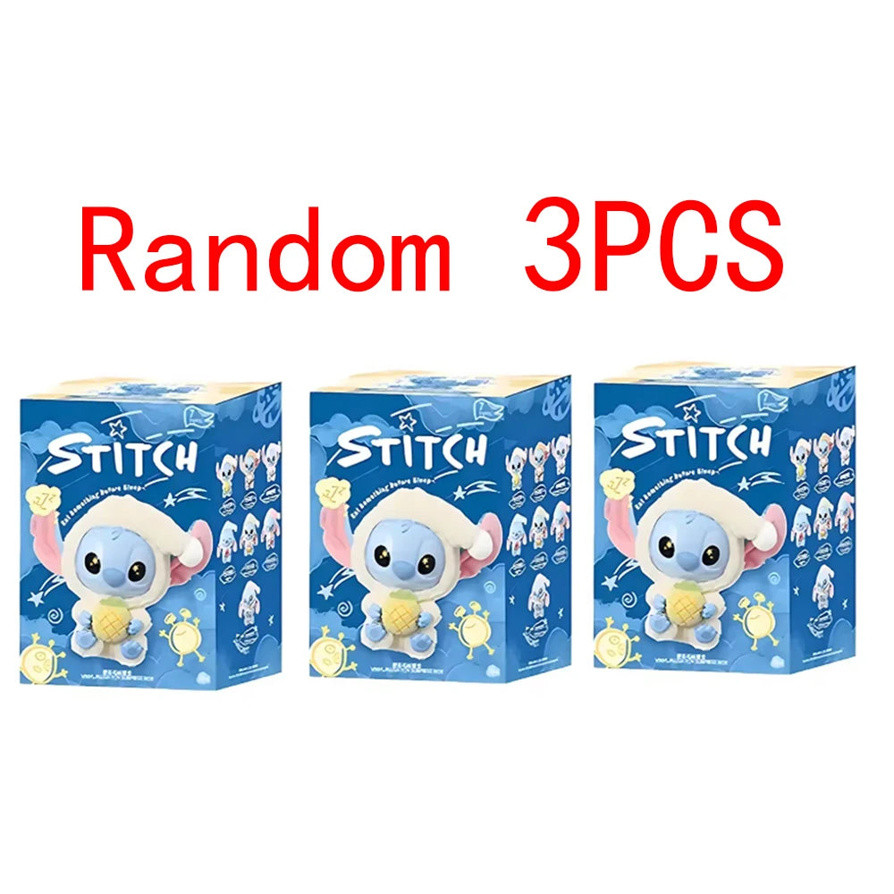 Figurine Mystère Stitch – Série “Manger Avant de Dormir” 1 pièce aléatoire