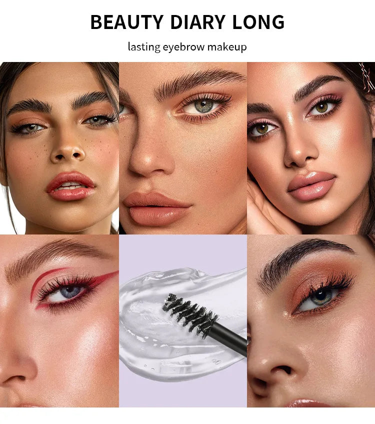Gel à Sourcils Longue Tenue – Waterproof & Séchage Rapide ✨