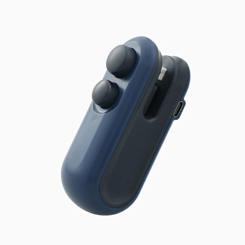 Mini Scelleuse de Sacs Portable – Appareil à Main Rechargeable 2-en-1, Scelle et Coupe Sacs Plastique pour Snacks et Aliments