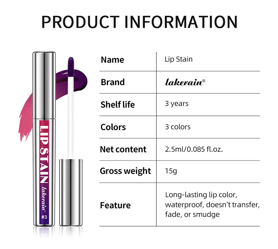 💋 Encre à Lèvres Longue Tenue – Lip Tint Coréen Mat & Waterproof