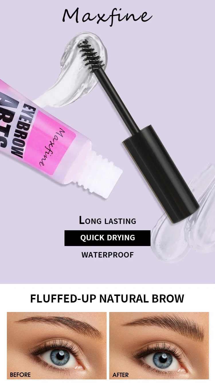 Gel à Sourcils Longue Tenue – Waterproof & Séchage Rapide ✨