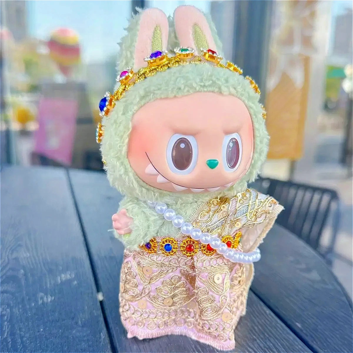 Labubu 3.0 – Tenue Traditionnelle Thaïlandaise pour Poupée Labubu V1/V2/V3, Accessoires Mode au Style Mignon