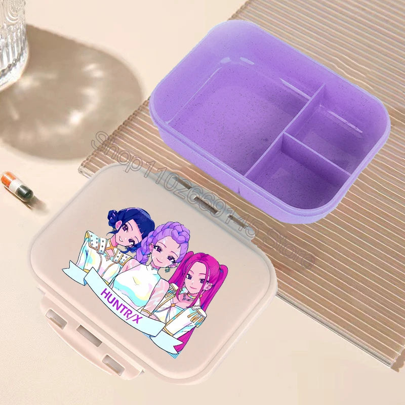 🍱 Boîte à Lunch Kpop Demon Hunters – Bento Kawaii Grande Capacité