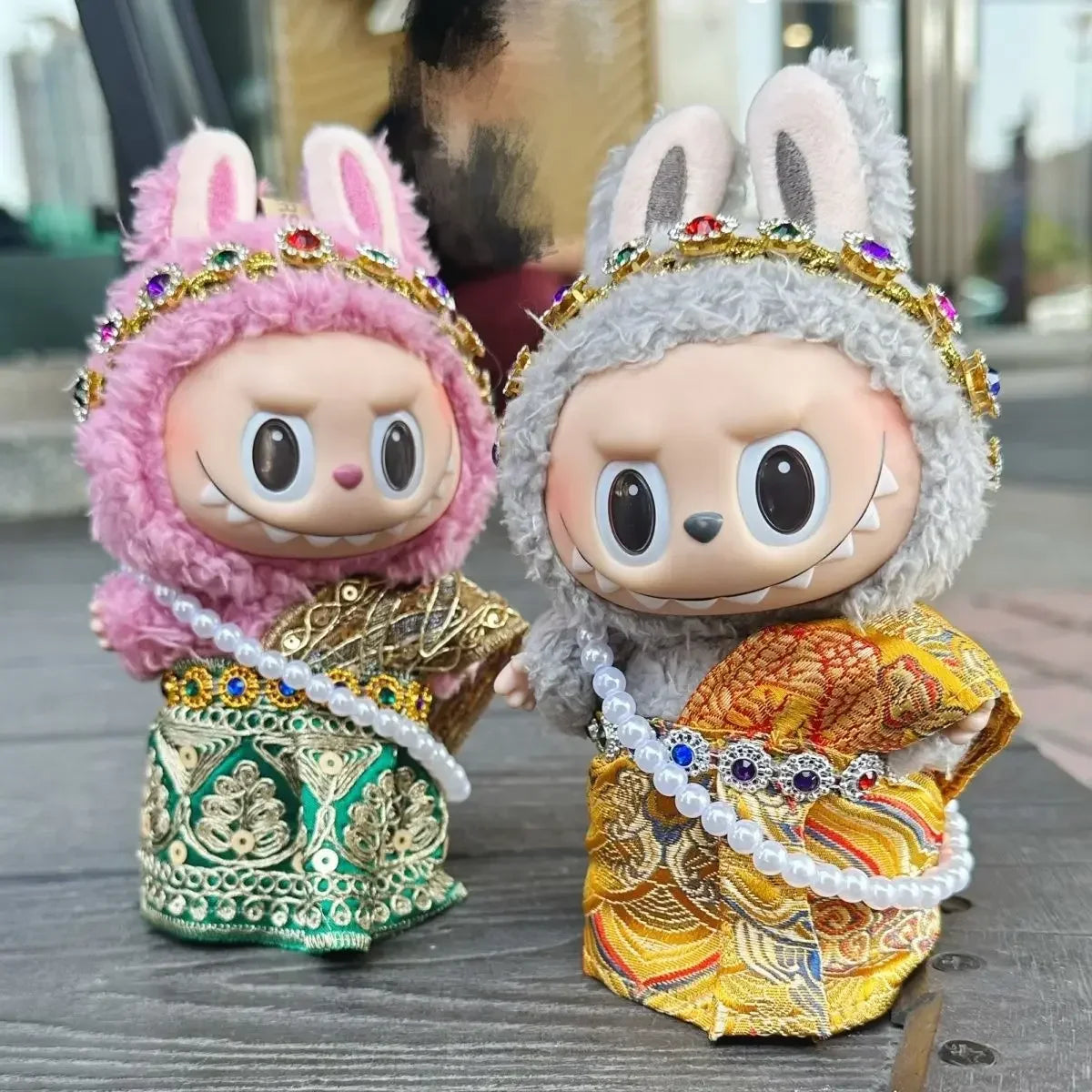 Labubu 3.0 – Tenue Traditionnelle Thaïlandaise pour Poupée Labubu V1/V2/V3, Accessoires Mode au Style Mignon