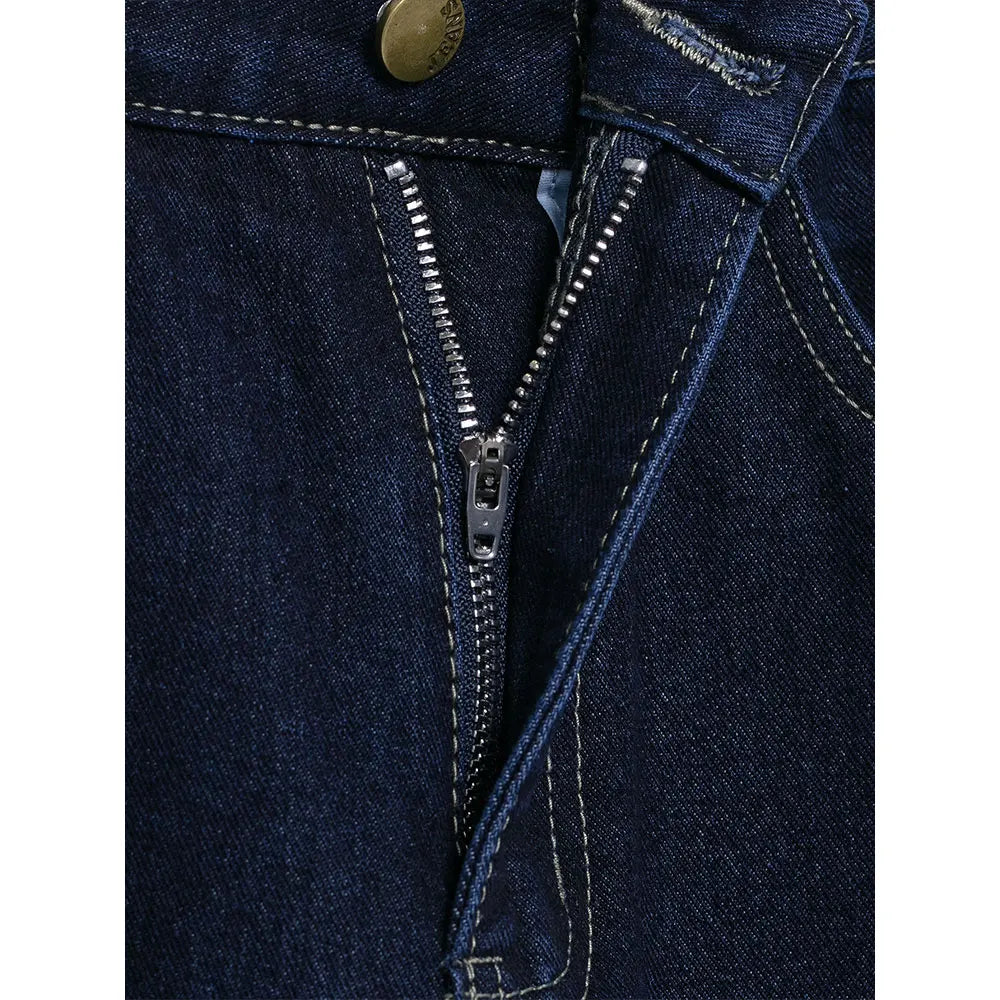 Ensemble Femme DUOPERI – Veste en Jean Ceinturée + Jean Zippé Vintage 👖✨
