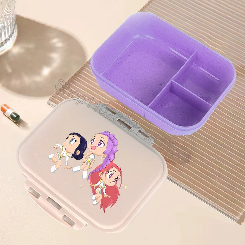 🍱 Boîte à Lunch Kpop Demon Hunters – Bento Kawaii Grande Capacité