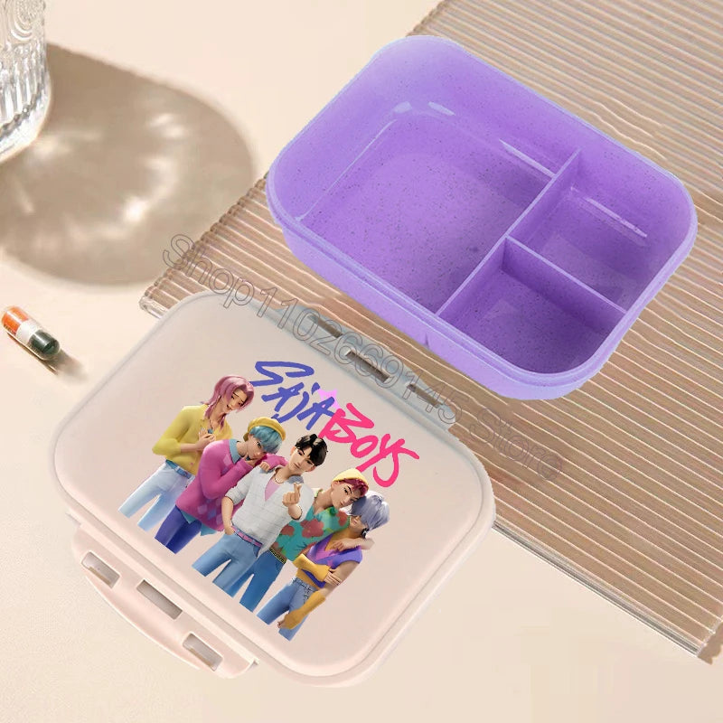 🍱 Boîte à Lunch Kpop Demon Hunters – Bento Kawaii Grande Capacité