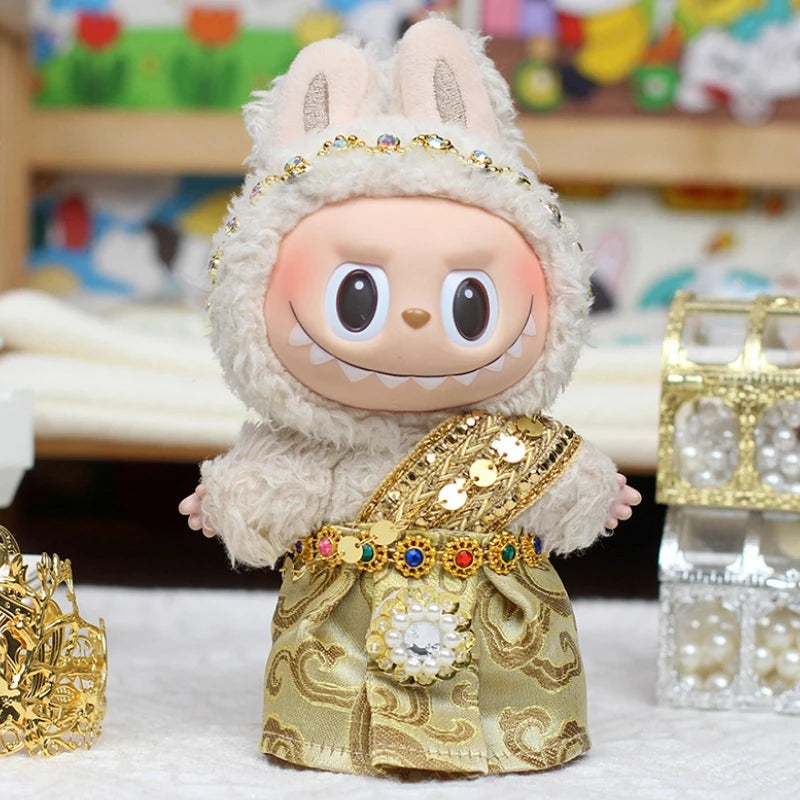 Labubu 3.0 – Tenue Traditionnelle Thaïlandaise pour Poupée Labubu V1/V2/V3, Accessoires Mode au Style Mignon