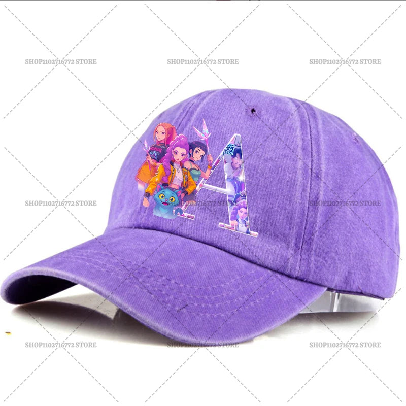 🧢 Casquette Kpop Demon Hunter – Lettre A-Z | Style Rétro & Tendance  Casquette ajustable unisexe – Mode été, accessoire indispensable du moment