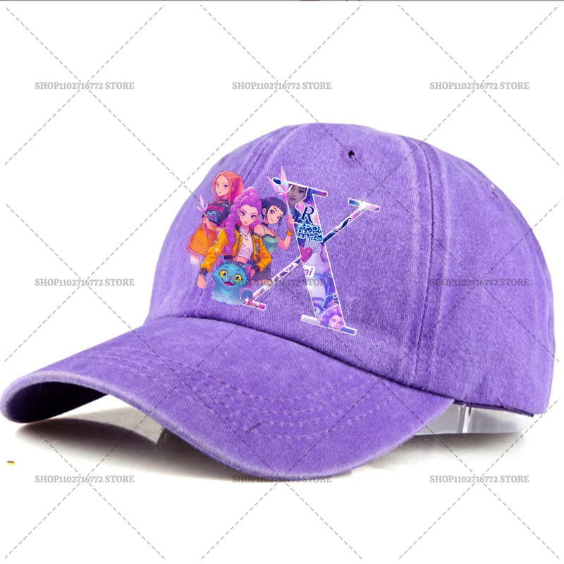 🧢 Casquette Kpop Demon Hunter – Lettre A-Z | Style Rétro & Tendance  Casquette ajustable unisexe – Mode été, accessoire indispensable du moment
