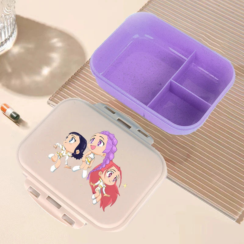 🍱 Boîte à Lunch Kpop Demon Hunters – Bento Kawaii Grande Capacité