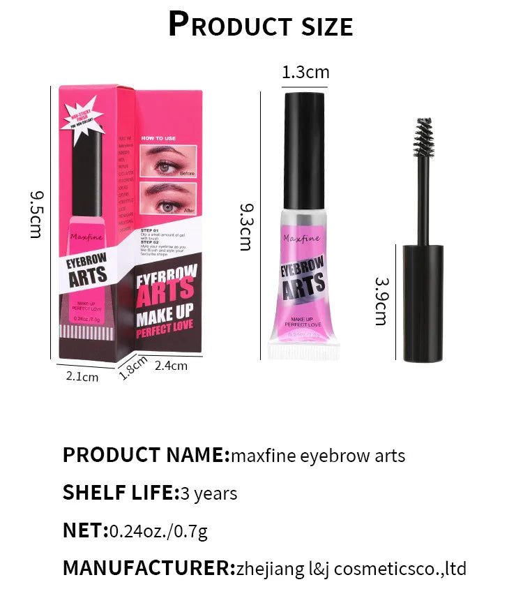 Gel à Sourcils Longue Tenue – Waterproof & Séchage Rapide ✨