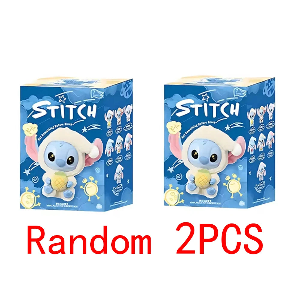 Figurine Mystère Stitch – Série “Manger Avant de Dormir” 1 pièce aléatoire