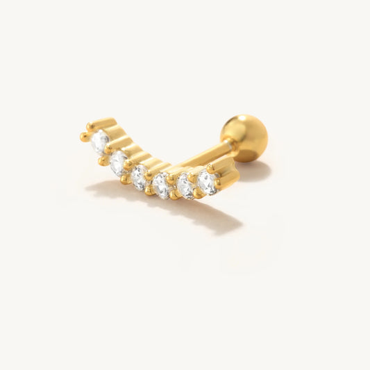 Boucles d’Oreilles CANNER en Argent 925 – Lot de 2 avec Zircon Blanc & Noir ✨