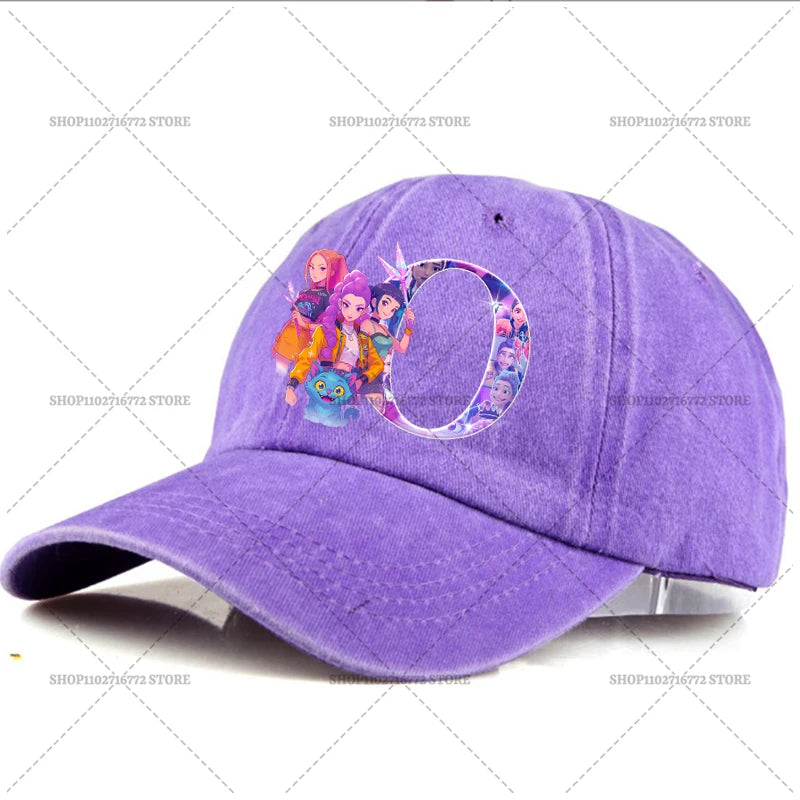 🧢 Casquette Kpop Demon Hunter – Lettre A-Z | Style Rétro & Tendance  Casquette ajustable unisexe – Mode été, accessoire indispensable du moment